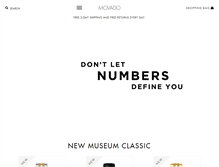 Tablet Screenshot of movado.com